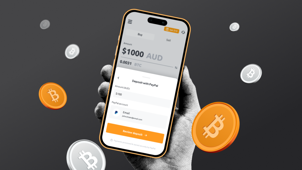 How to buy Bitcoin and crypto with PayPal on bitcoin.com.au 